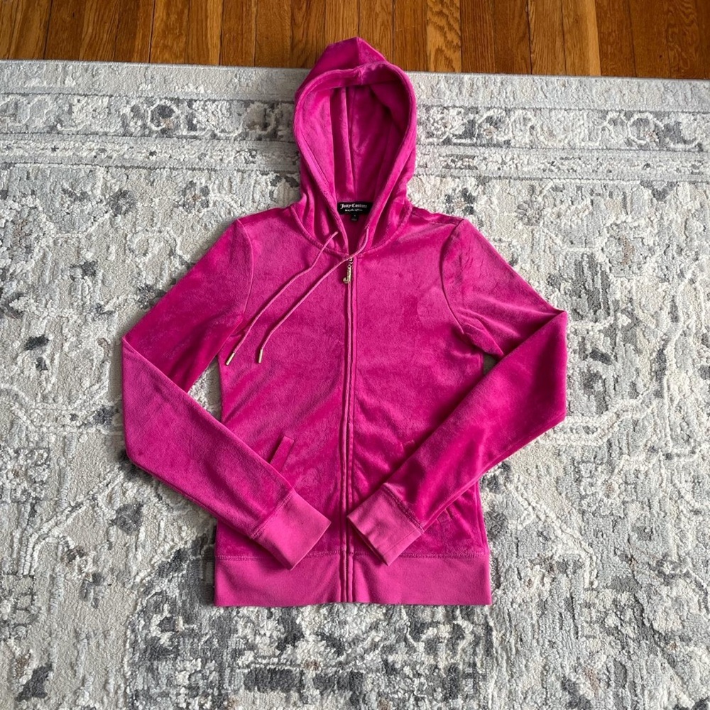 Y2K velour Juicy couture hoodie